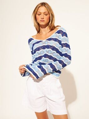 NWT Bay WildWaves Sweater by John + Jenn